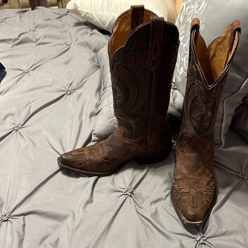 Ladies Brown Western Boots